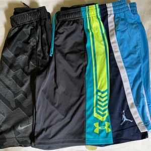3 pair Nike/Under Armour athletic shorts EUC